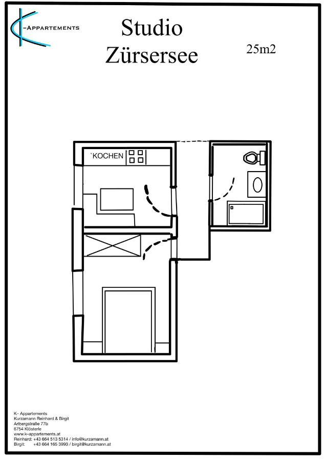 K-Appartements Klosterle Eksteriør bilde