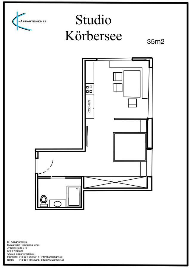 K-Appartements Klosterle Eksteriør bilde