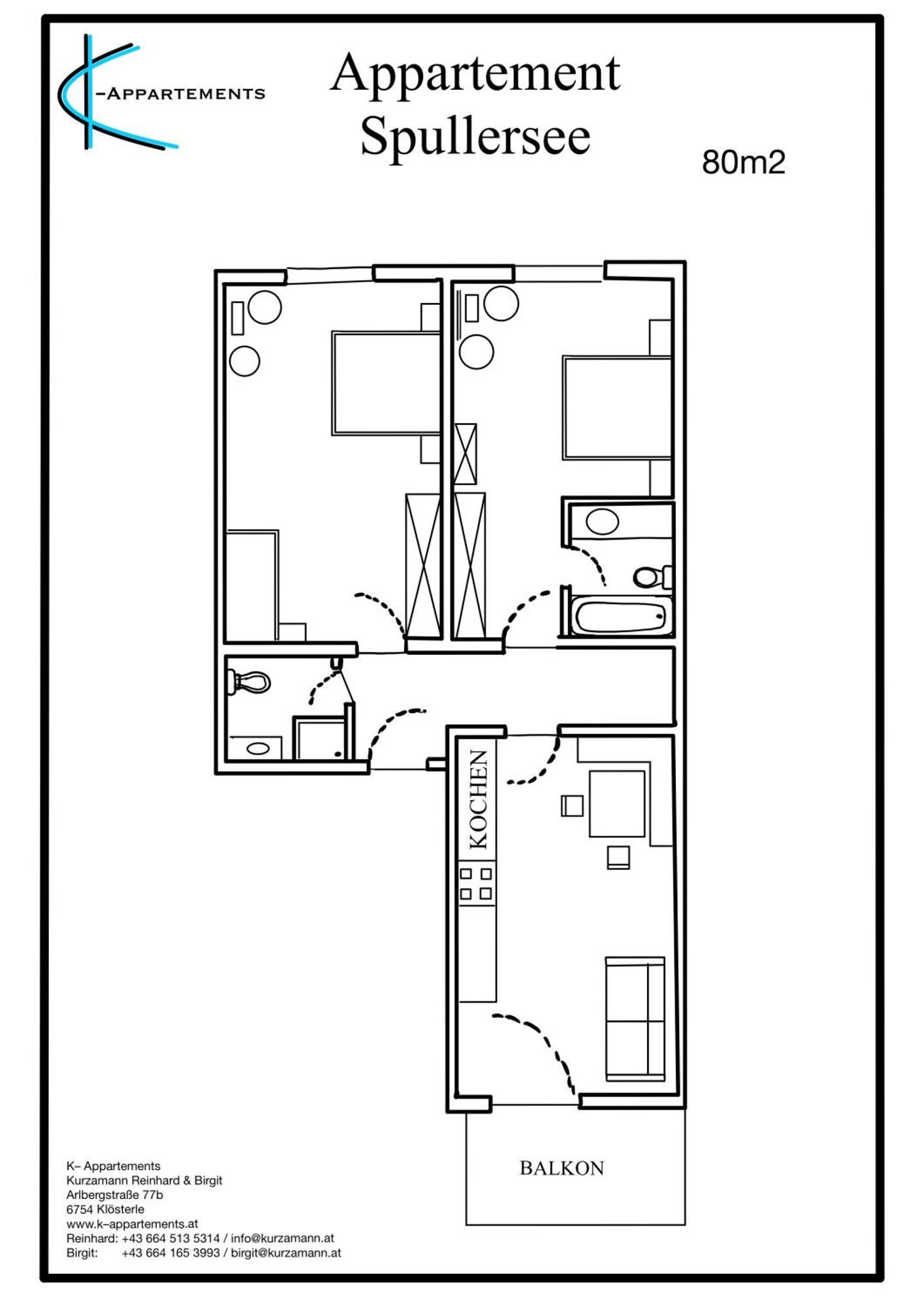 K-Appartements Klosterle Eksteriør bilde